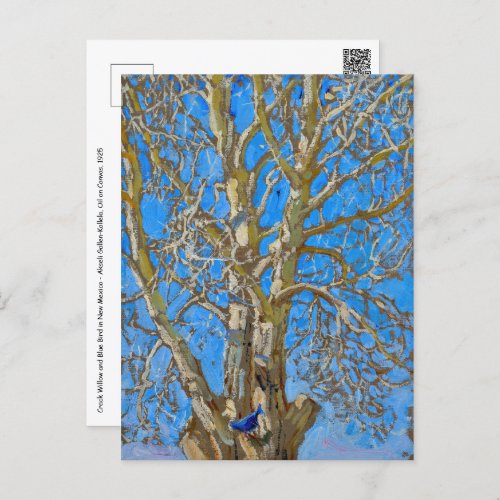 Akseli Gallen_Kallela _ Crack Willow and Blue Bird Postcard