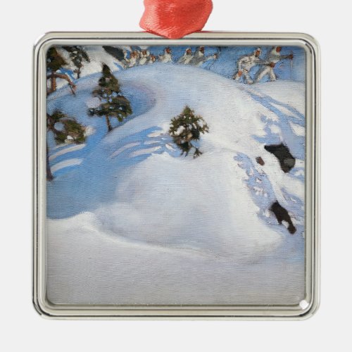 Akseli Gallen_Kallela _ February Vision Metal Ornament