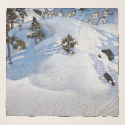 Akseli Gallen_Kallela _ February Vision Scarf