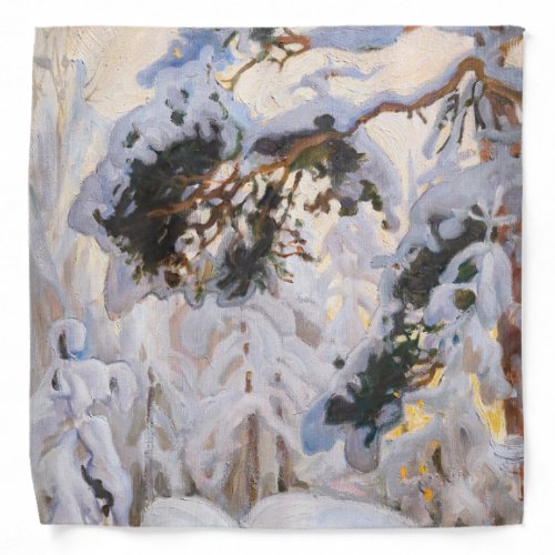 Akseli Gallen_Kallela _ Forest in Winter Bandana