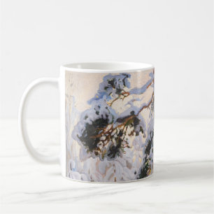 Akseli Gallen-Kallela - Forest in Winter Coffee Mug