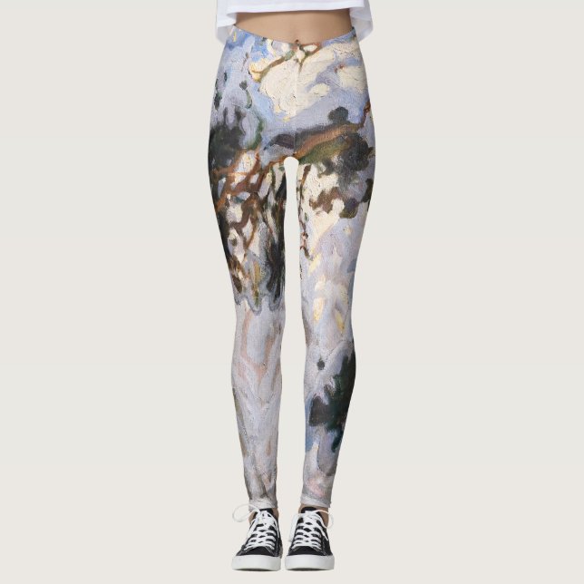 Akseli Gallen-Kallela - Forest in Winter Leggings (Front)