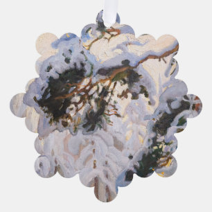 Akseli Gallen-Kallela - Forest in Winter Ornament Card