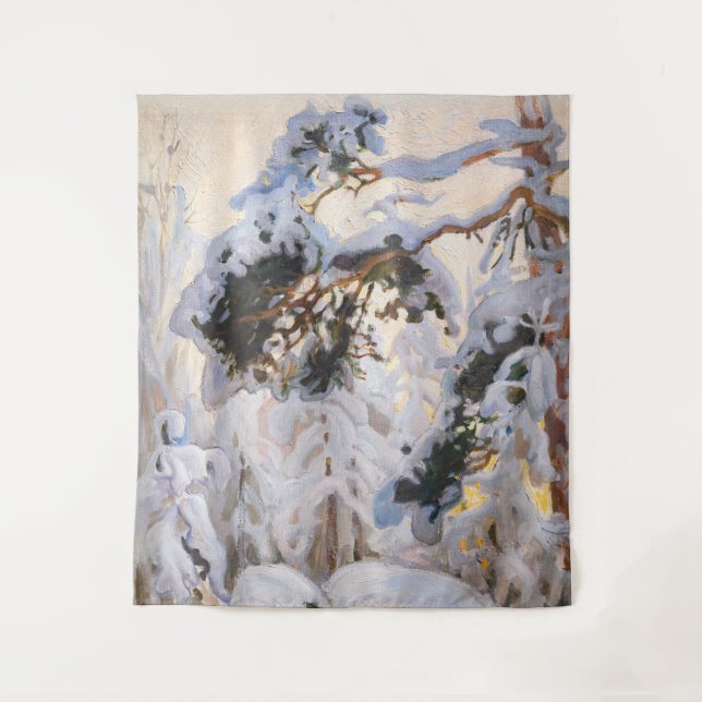 Akseli Gallen-Kallela - Forest in Winter Tapestry (Front)