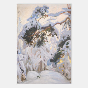 Akseli Gallen-Kallela - Forest in Winter Wrapping Paper Sheets