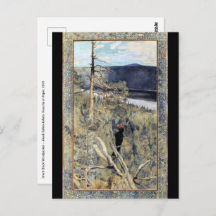 Akseli Gallen-Kallela - Great Black Woodpecker Postcard