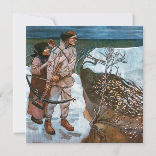 Akseli Gallen-Kallela - Joukahainen's Revenge Invitation (Front)