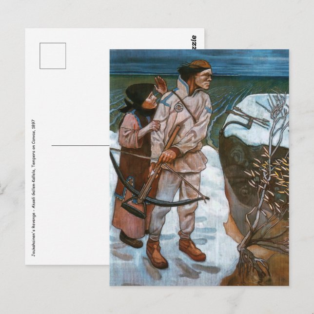 Akseli Gallen-Kallela - Joukahainen's Revenge Postcard (Front/Back)
