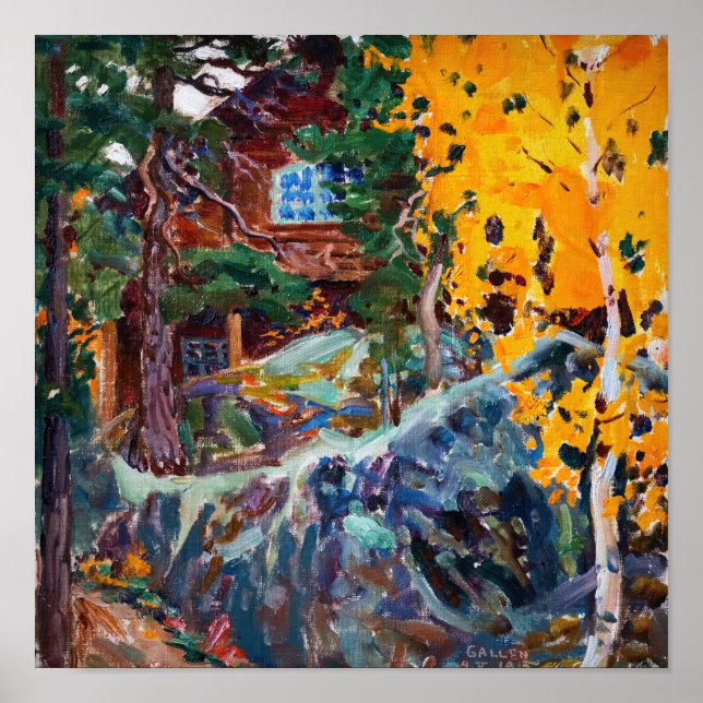 Akseli Gallen-Kallela - Kalela in Autumn Poster (Front)