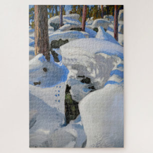 Akseli Gallen-Kallela - Lair of the Lynx Jigsaw Puzzle