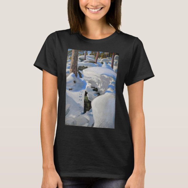 Akseli Gallen-Kallela - Lair of the Lynx T-Shirt (Front)