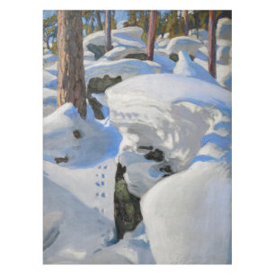 Akseli Gallen-Kallela - Lair of the Lynx Tablecloth