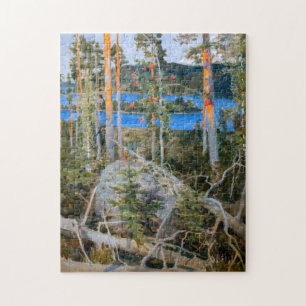 Akseli Gallen-Kallela - Lake in the Wilderness Jigsaw Puzzle