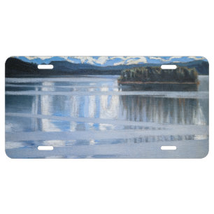Akseli Gallen-Kallela - Lake Keitele License Plate