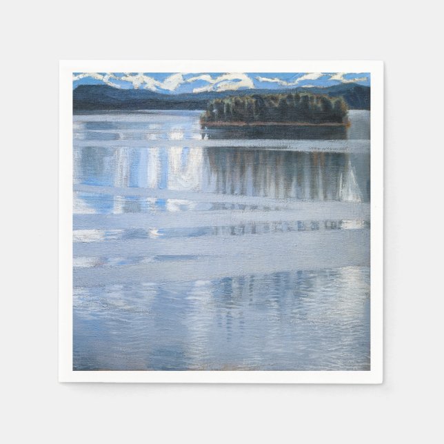 Akseli Gallen-Kallela - Lake Keitele Napkins (Front)