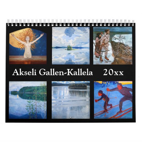 Akseli Gallen_Kallela Masterpieces Calendar