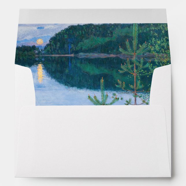 Akseli Gallen-Kallela - Spring Night Envelope (Back (Bottom))