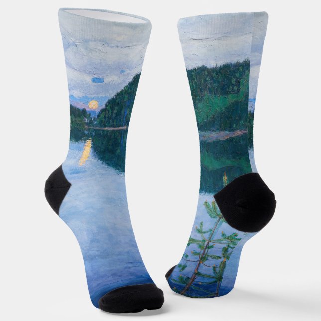 Akseli Gallen-Kallela - Spring Night Socks (Angled)