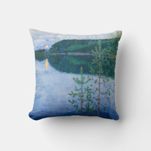 Akseli Gallen-Kallela - Spring Night Throw Pillow