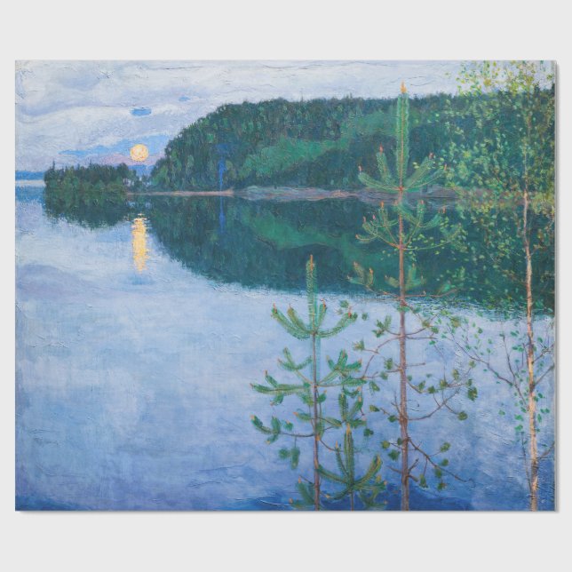 Akseli Gallen-Kallela - Spring Night Wrapping Paper (Flat)