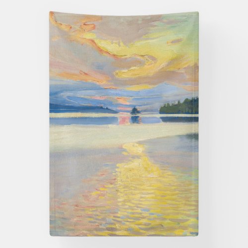 Akseli Gallen_Kallela _ Sunset over Lake Ruovesi Banner