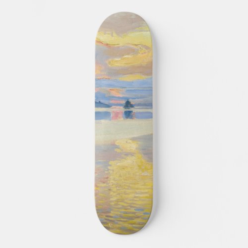 Akseli Gallen_Kallela _ Sunset over Lake Ruovesi Skateboard