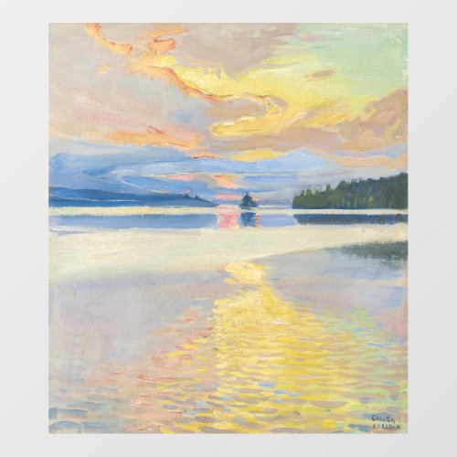 Akseli Gallen_Kallela _ Sunset over Lake Ruovesi Wall Decal