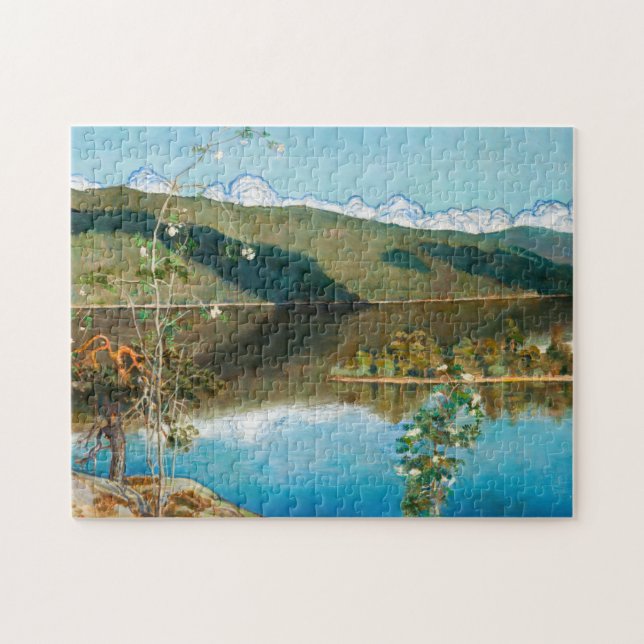 Akseli Gallen-Kallela - Thunderclouds on Horizon Jigsaw Puzzle (Horizontal)