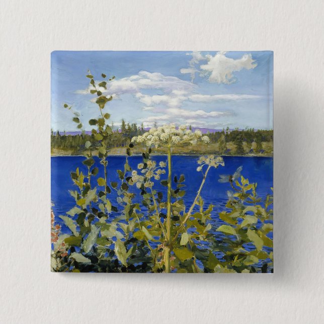 Akseli Gallen-Kallela - Wild Angelica Button (Front)