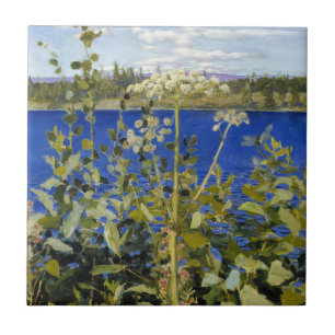 Akseli Gallen-Kallela - Wild Angelica Ceramic Tile