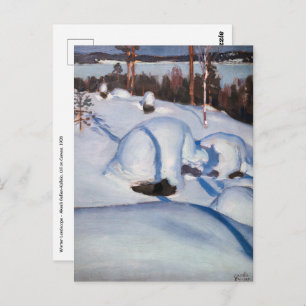 Akseli Gallen-Kallela - Winter Landscape #1 Postcard
