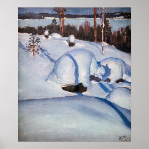 Akseli Gallen_Kallela _ Winter Landscape 1 Poster