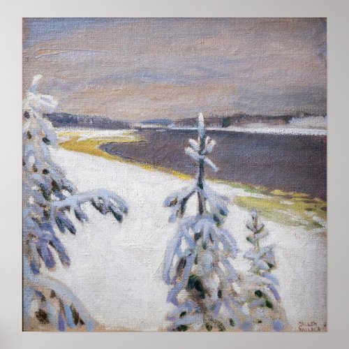 Akseli Gallen_Kallela _ Winter Landscape 2 Poster