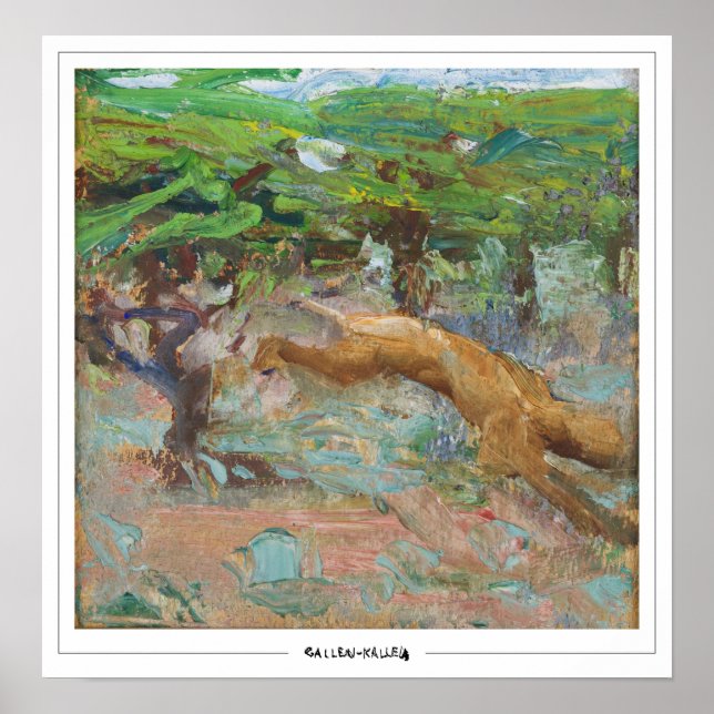 Akseli Gallen-Kallela Zedign Art Poster #246 (Front)