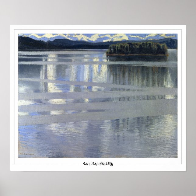 Akseli Gallen-Kallela Zedign Art Poster #30 (Front)