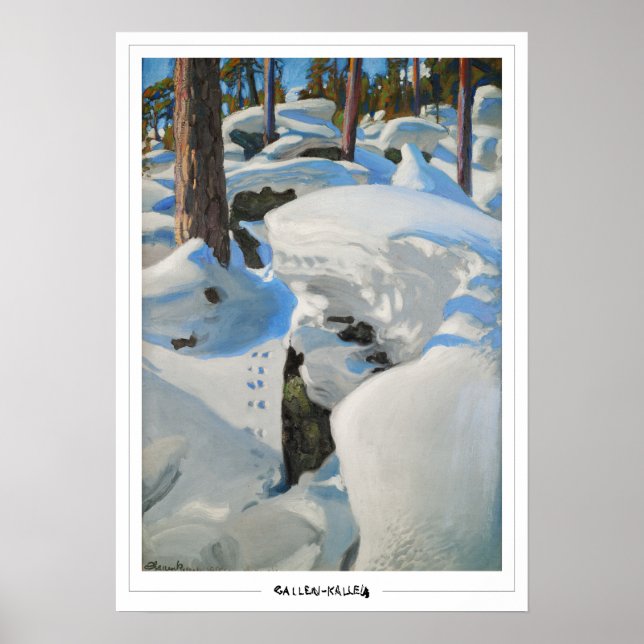 Akseli Gallen-Kallela Zedign Art Poster #385 (Front)