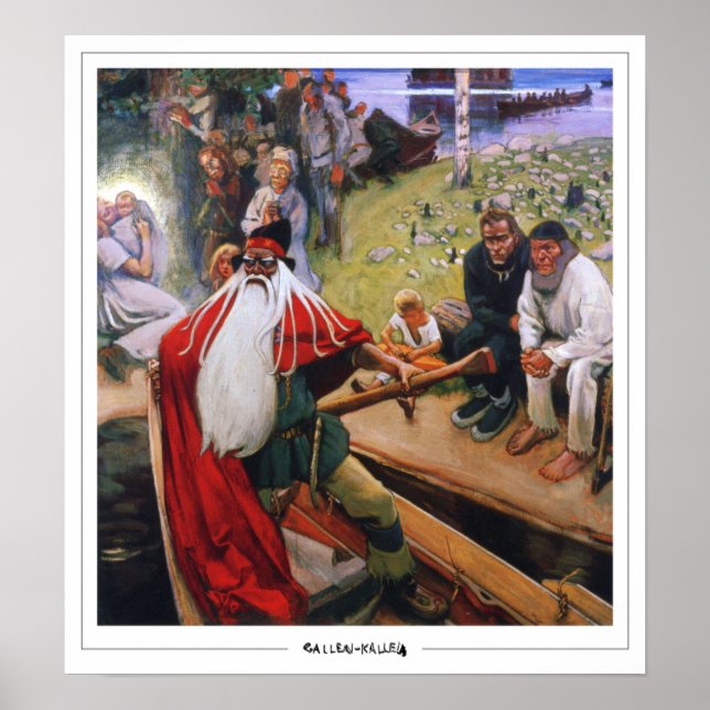 Akseli Gallen-Kallela Zedign Art Poster #475 (Front)