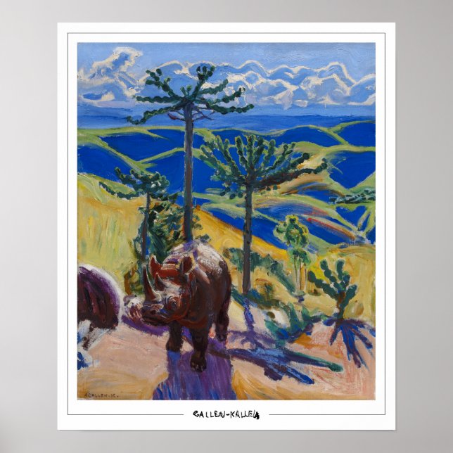 Akseli Gallen-Kallela Zedign Art Poster #9 (Front)