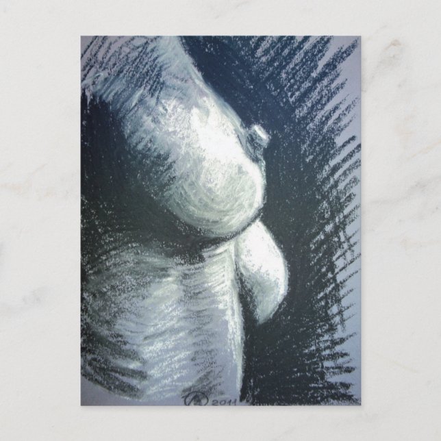 Akt, Frau Postcard (Front)