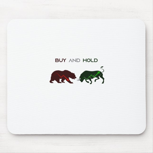 Aktien Bear Bull Börse Mouse Pad (Front)