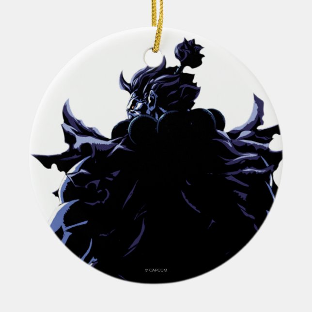 Akuma Back 2 Ceramic Ornament (Front)