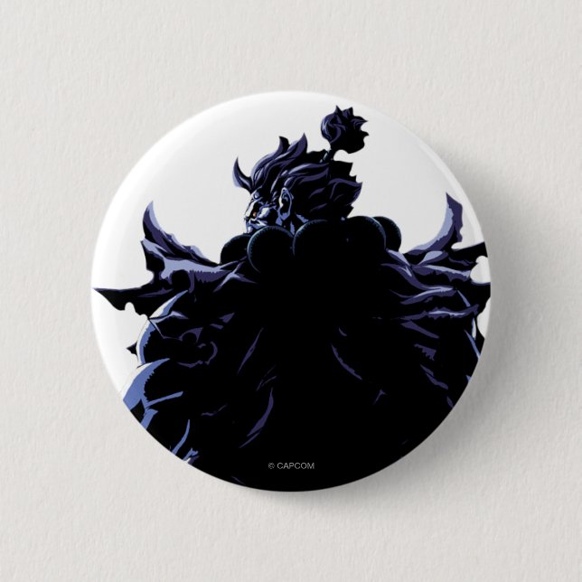Akuma Back 2 Pinback Button (Front)