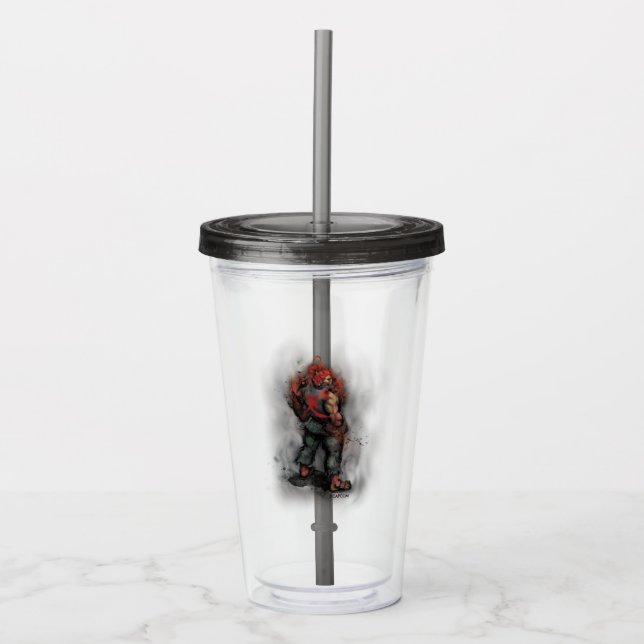Akuma Back Acrylic Tumbler (Front)