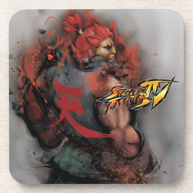 Akuma Back Beverage Coaster (Front)