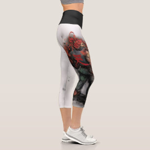 Akuma Back Capri Leggings