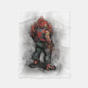 Akuma Back Fleece Blanket