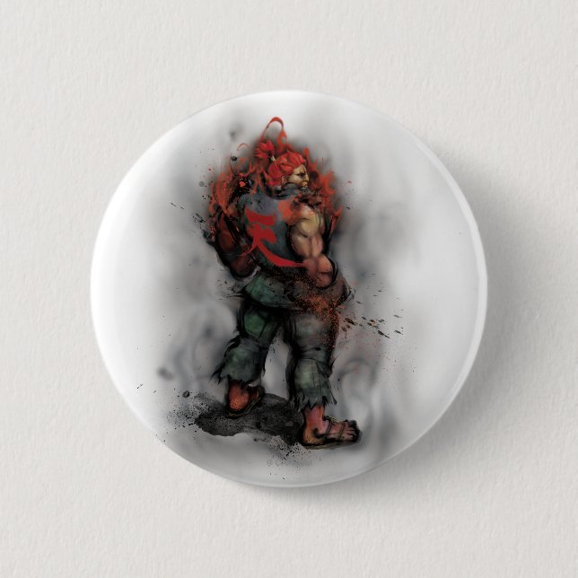 Akuma Back Pinback Button (Front)
