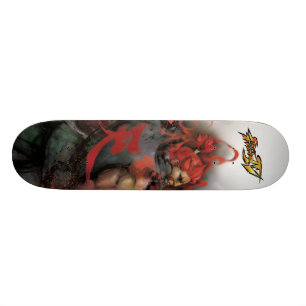 Akuma Back Skateboard Deck