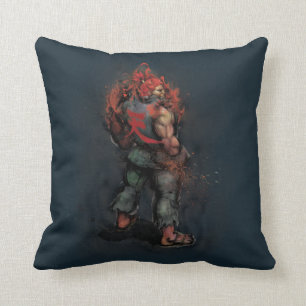 Akuma Back Throw Pillow