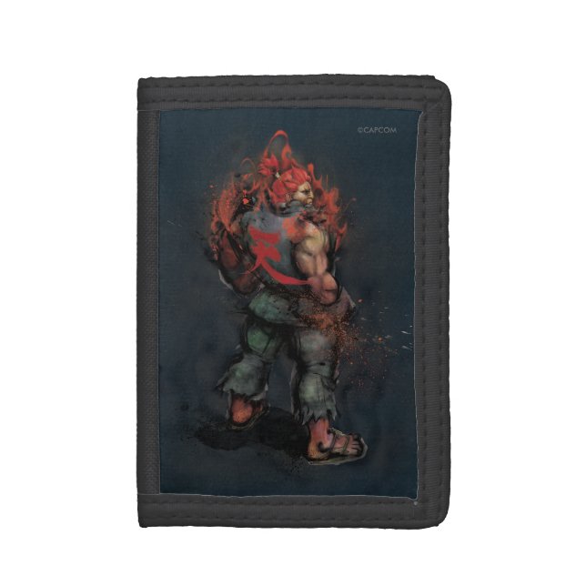 Akuma Back Trifold Wallet (Front Vertical)